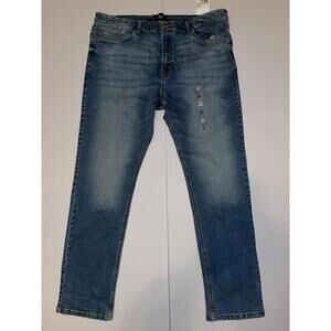 Forever 21 Slim Fit Jeans Size 40 Medium Blue Wash Men's Denim Fast Ship